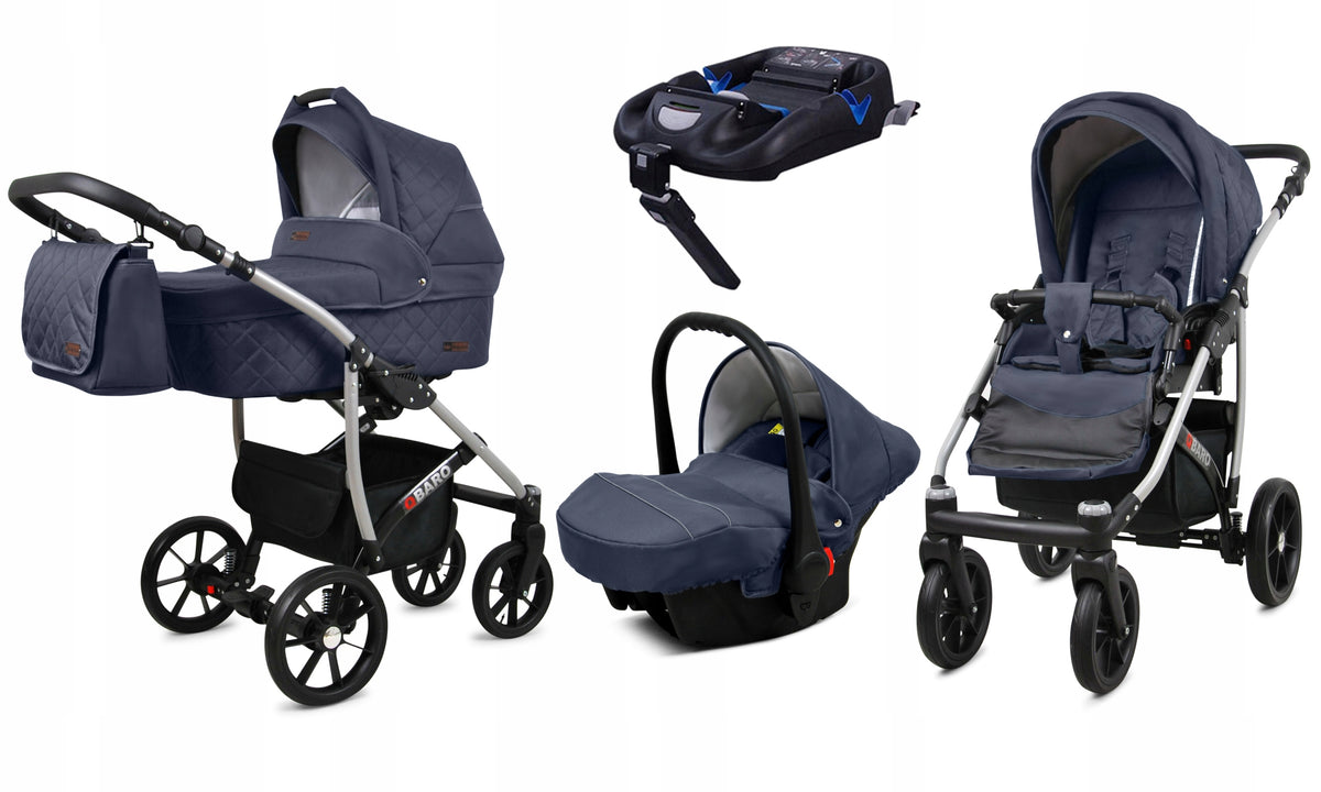 Baby stroller 4in1 BabyLux Qbaro stroller gondola seat ISOFIX base Manufacturer code 5903890854089
