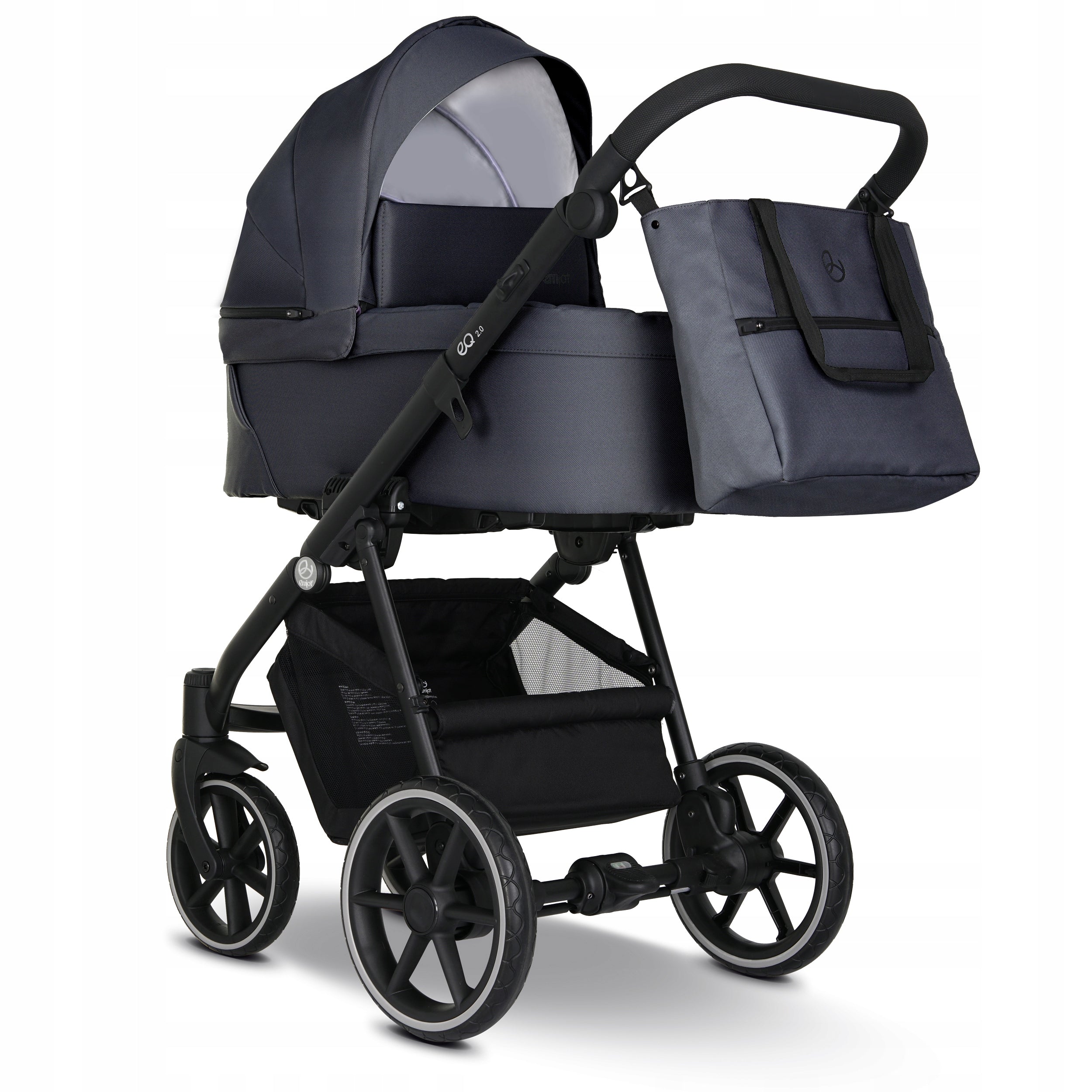Baby stroller 4in1 EMJOT EQ 2.0 multifunctional access. F.Cosmo base Isofix Packaging status original