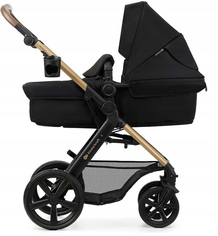 Baby stroller 4in1 Kinderkraft MOOV 2 EVA multifunctional seat black