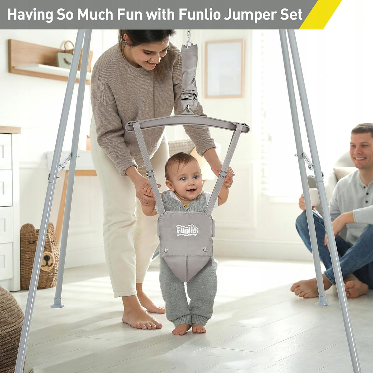 Baby swing jumper with stand for 6-24 months Manufacturer code funlio