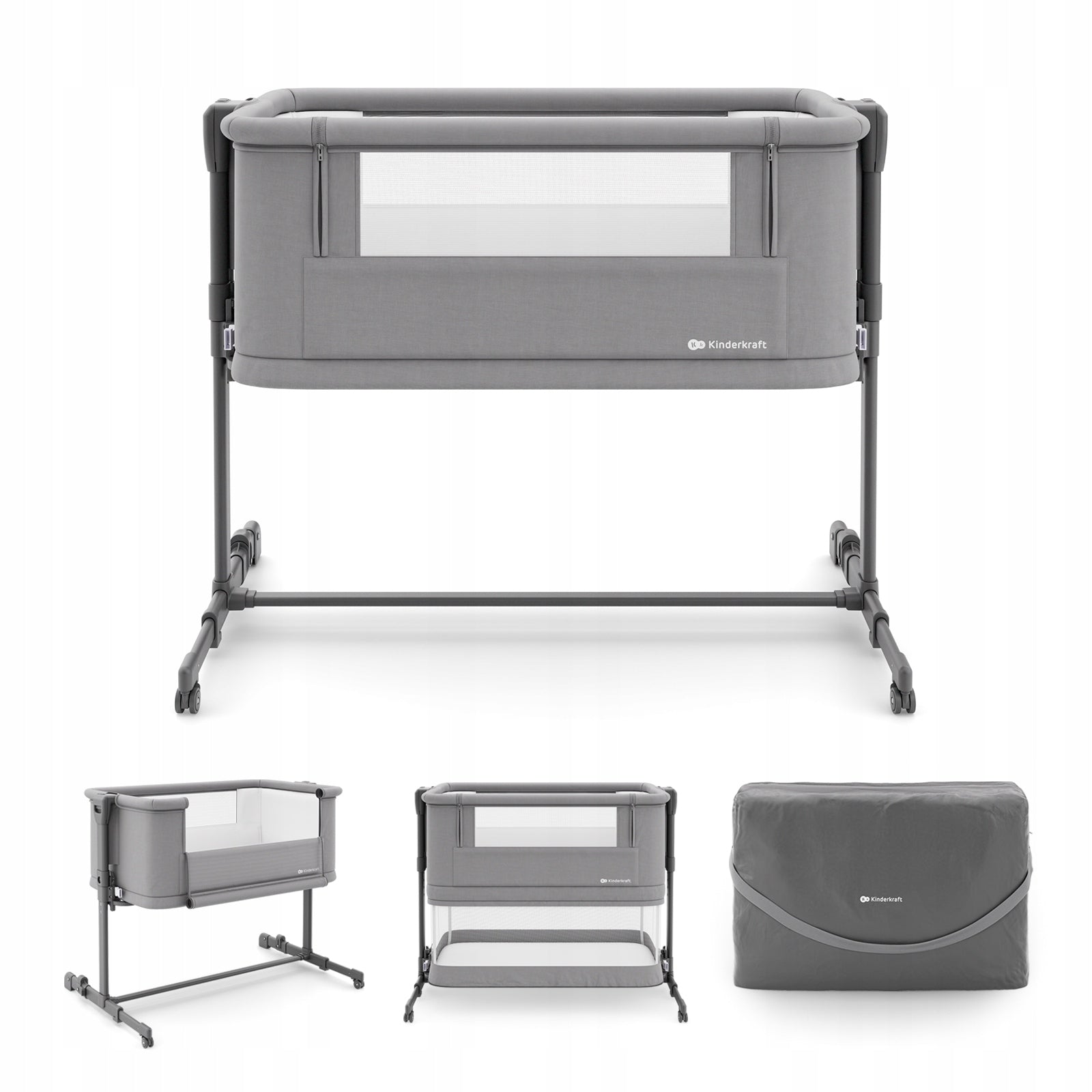 Baby travel cot Kinderkraft NESTEE GROW