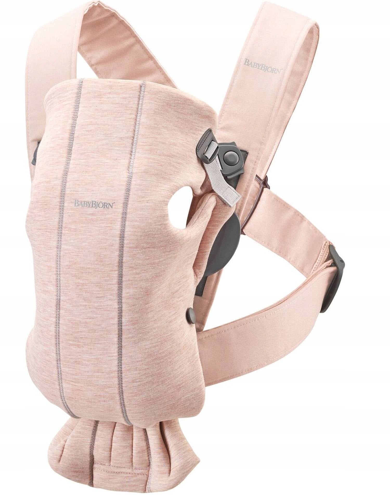 BabyBjörn MINI 3D Jersey baby carrier Light pink up to 11 kg