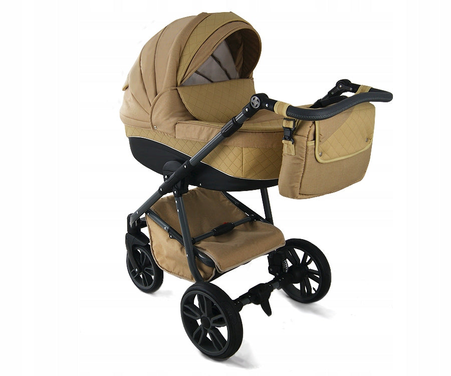 BabyFIL Krasnal baby stroller 2in1 eco-leather + LINEN