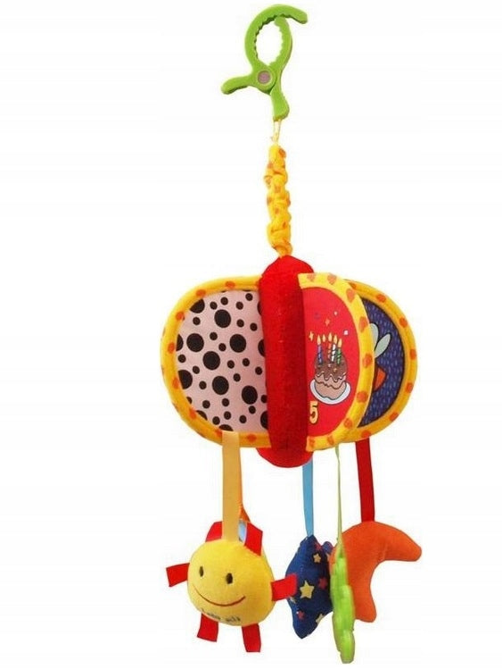 BabyMix Educational Pendant Carousel Book TEETHER Rattle Mirror