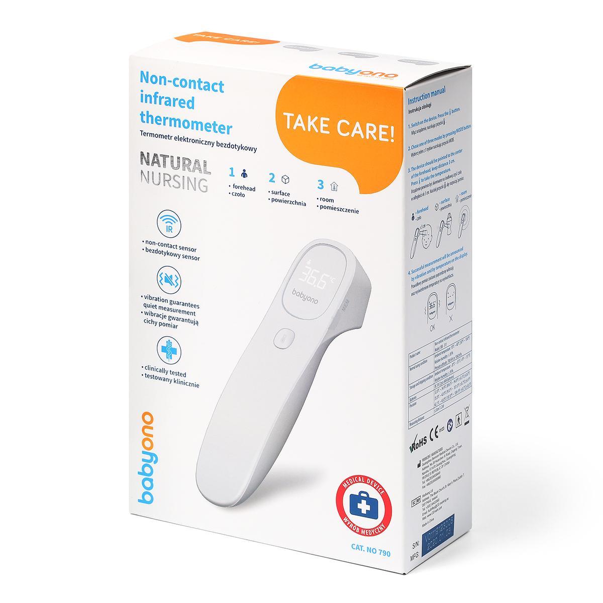 BabyOno 790 Natural Nursing Electronic Non-Contact Thermometer