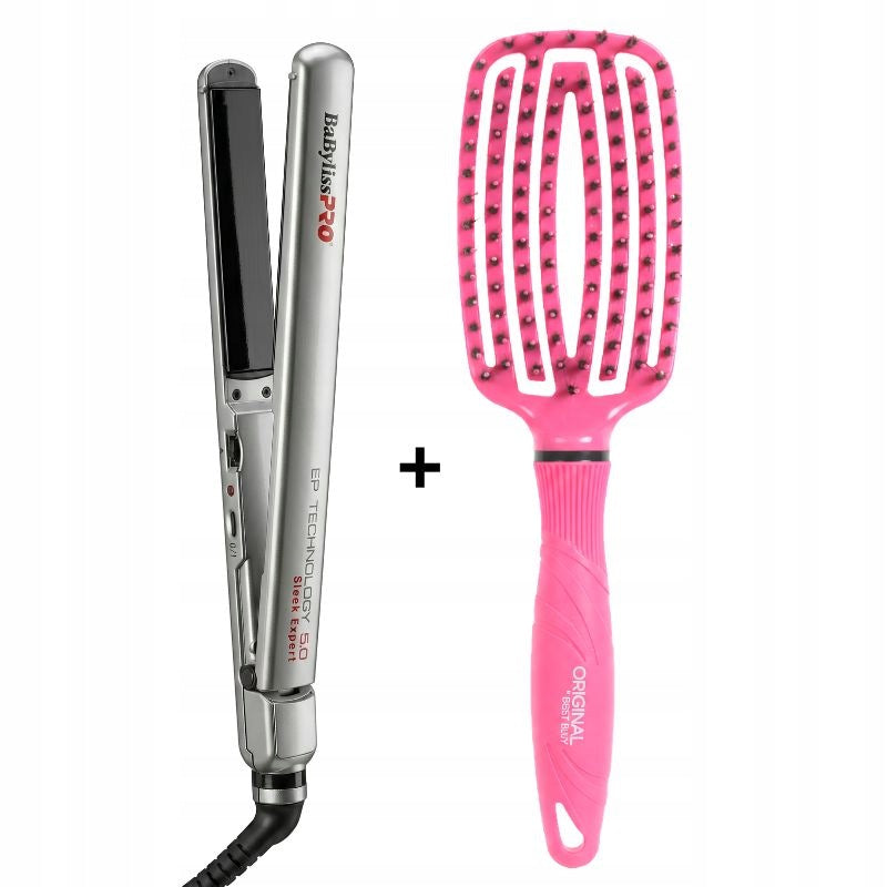 Babyliss Pro Hair Straightener Sleek Expert 24mm Titanium Mat Glove