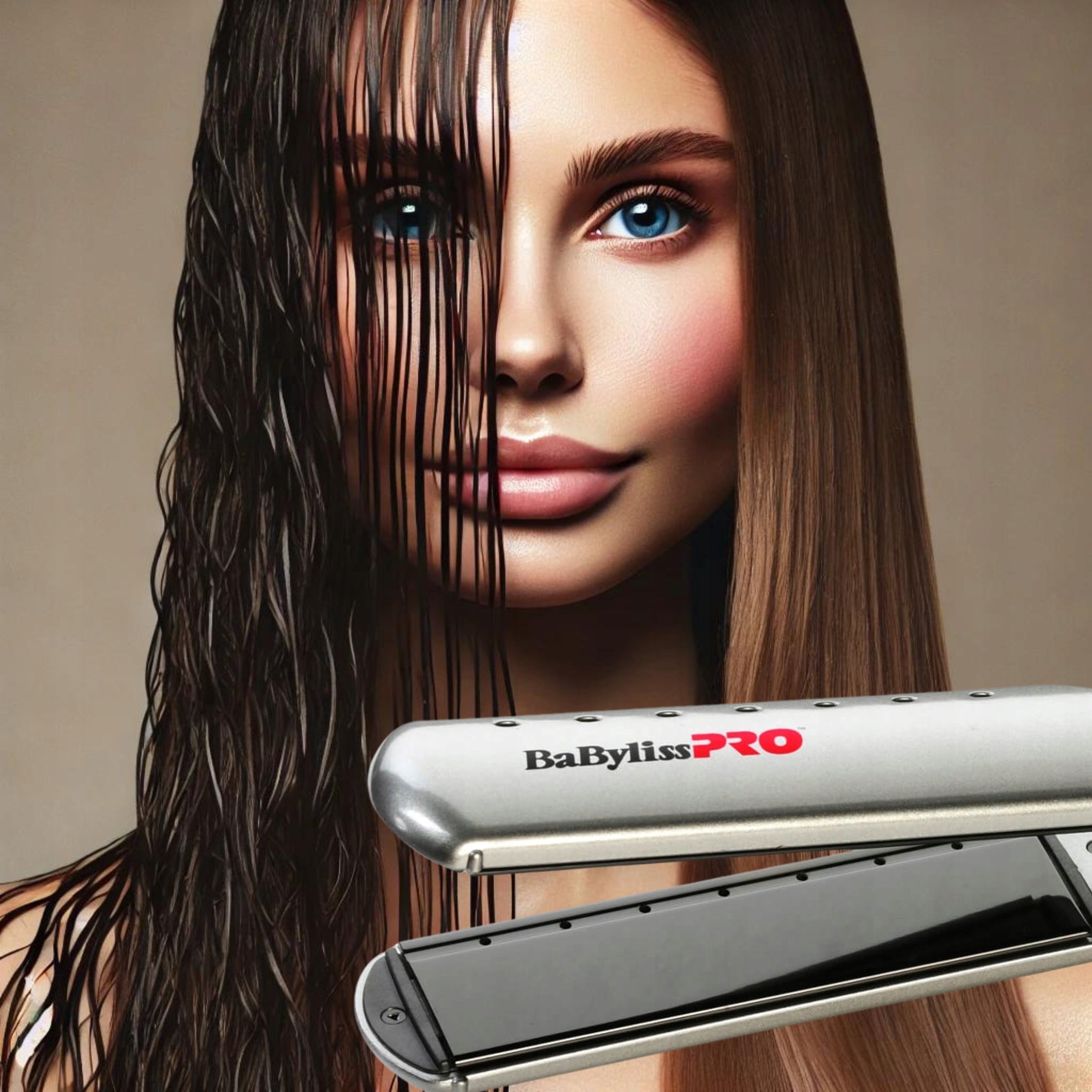Babyliss Pro Straightener for dry & wet hair BAB2073EPE 38mm mat Brand Babyliss Pro