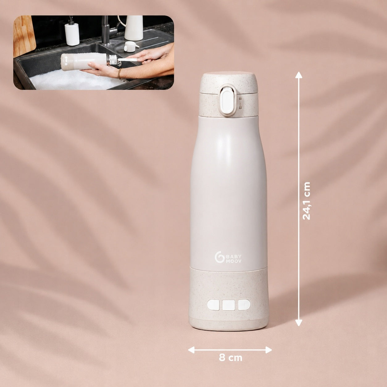 Babymoov MOOV & FEED USB-C 340 ml wireless heater Manufacturer code 3661276184398