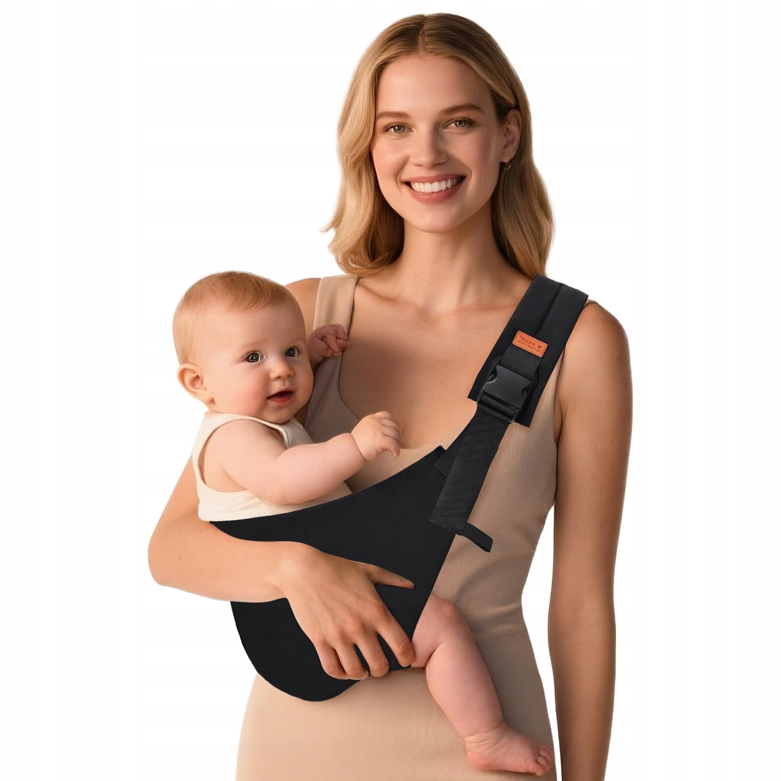 Babywearing Sling 0-36m 15kg Adjustable Side Black