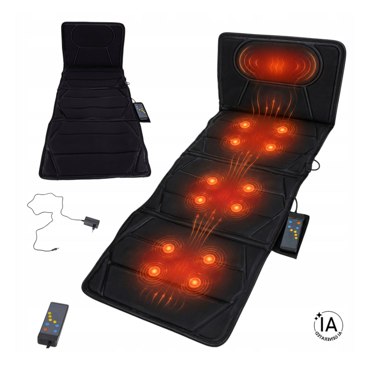 Back Massage Mat Spine Leg Electric Massage Mattress With Remote Control Packaging status original