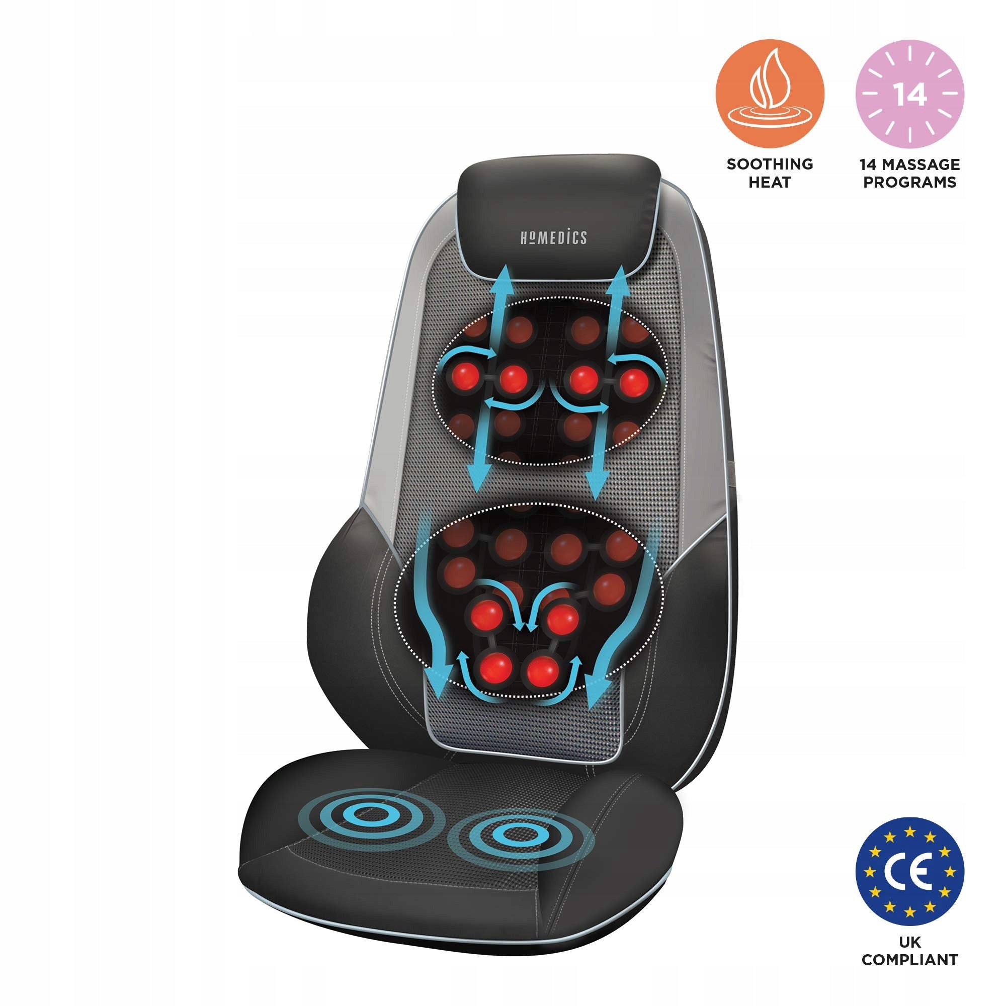 Back and Shoulder Massager Premium Shiatsu 14 Program Brand no brand