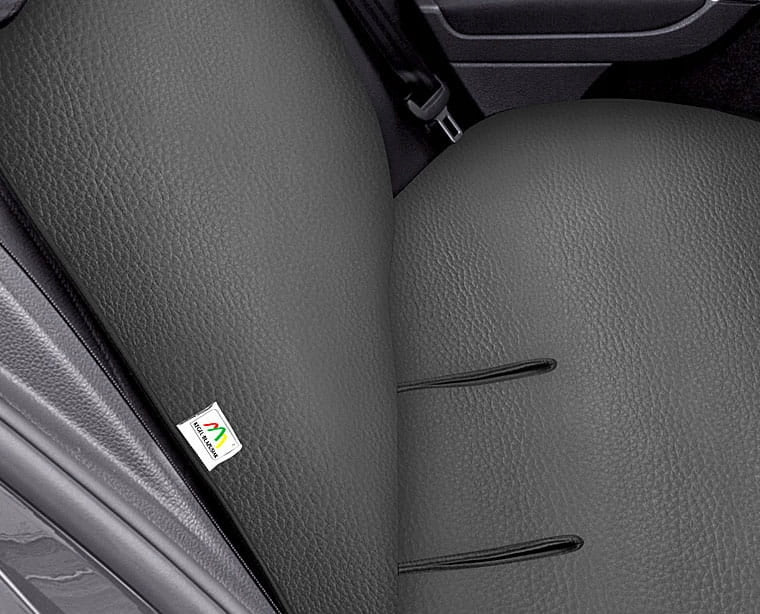 Back seat mat Kegel-Błażusiak Junior Duo Grey L Eco Leather folding