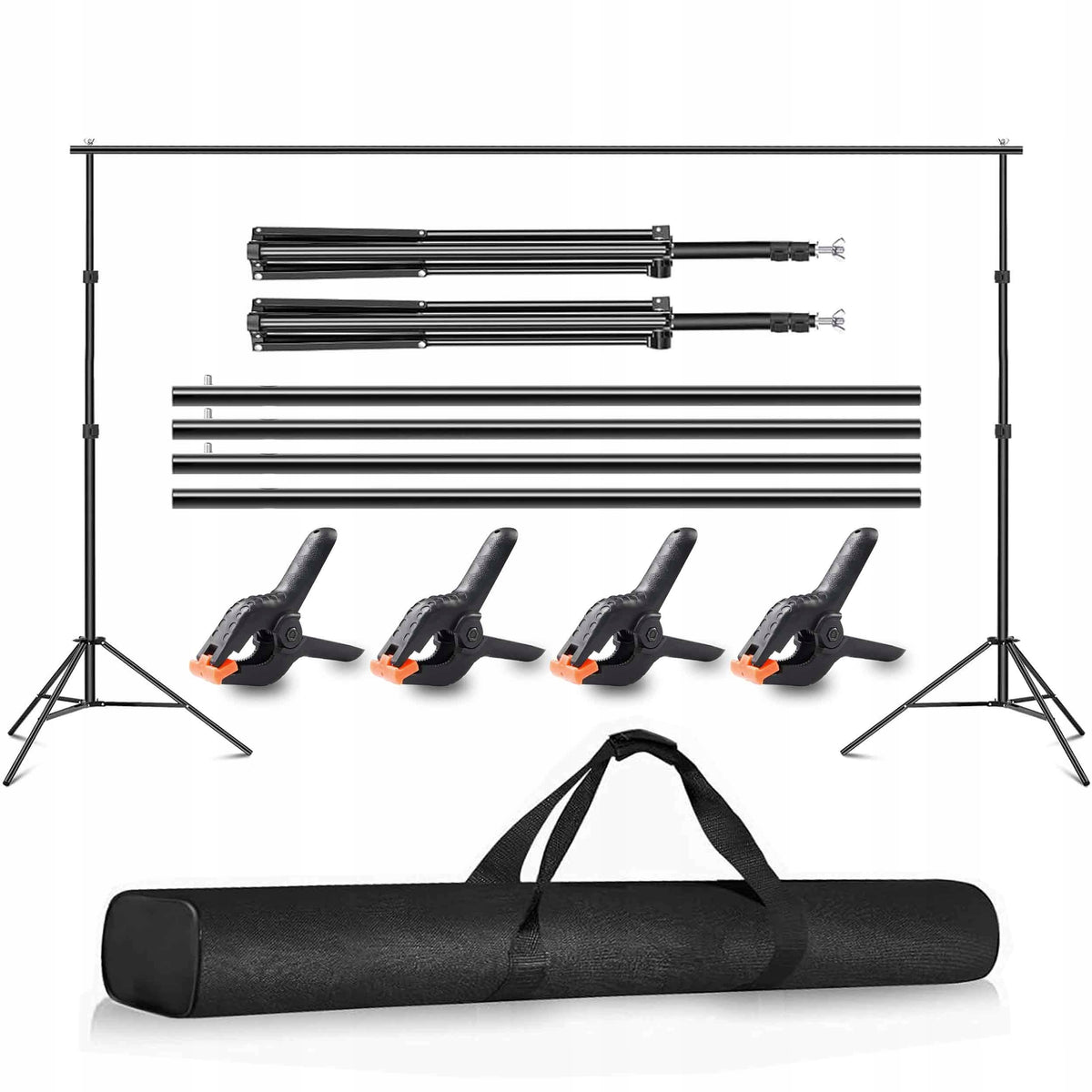 Background Photo Tripod Background Set for Studio Clamps Pouch 200x300cm