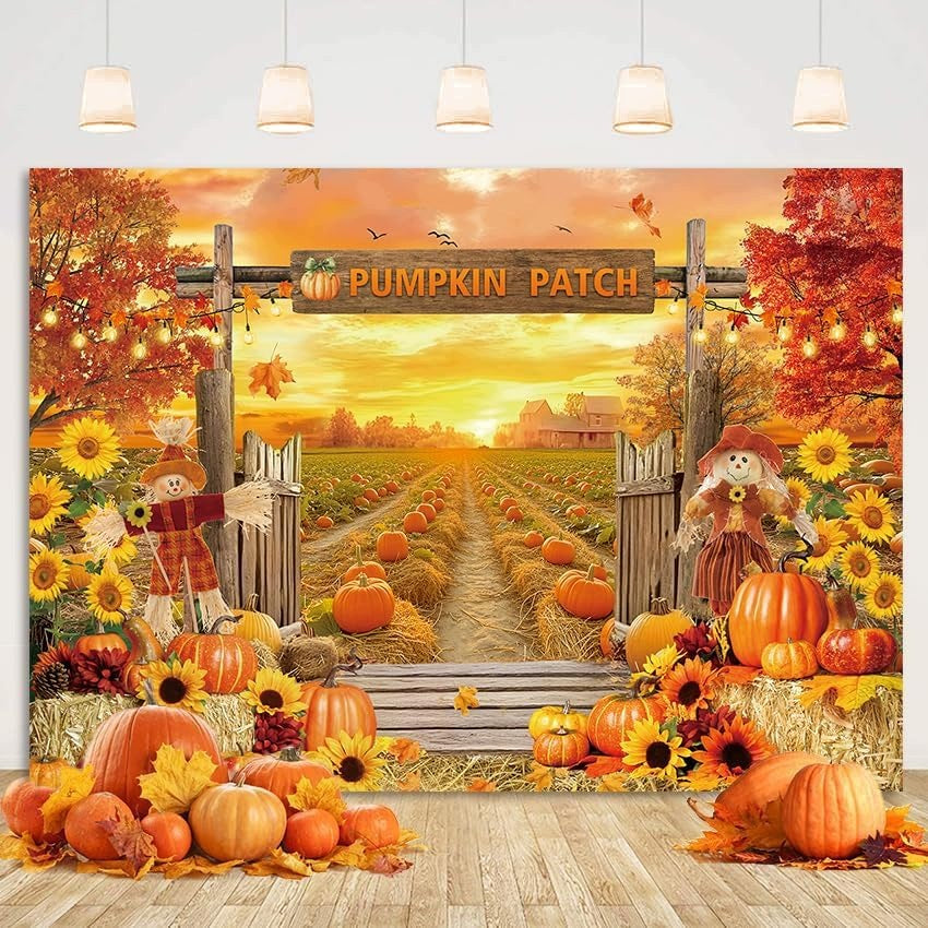 Background Rustic Autumn Pumpkin 180 x 120 cm Halloween Session Manufacturer code 1N9