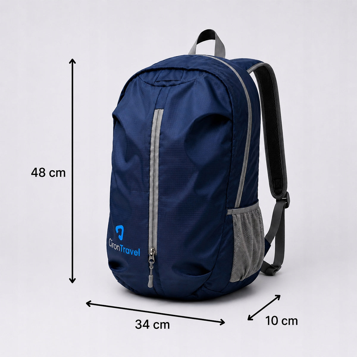 Backpack Folding Hiking CironTravel Lightweight Travel For Pockets Manufacturer code CIRON PLECAK SKL GRA