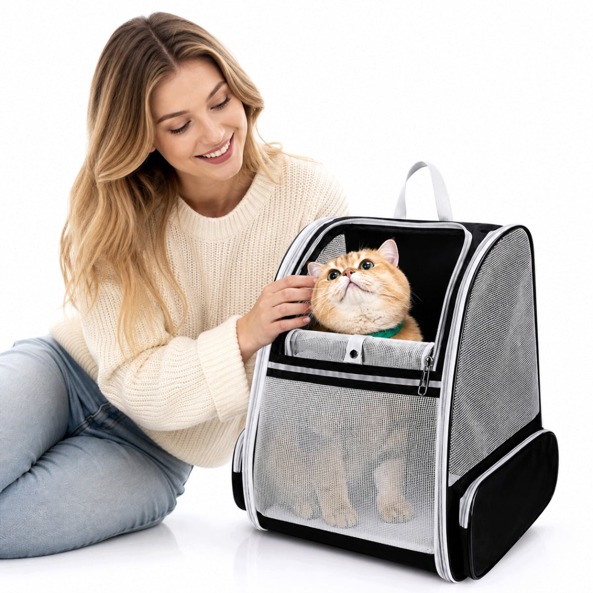 Backpack for dogs, transporter for cats up to 9 kg