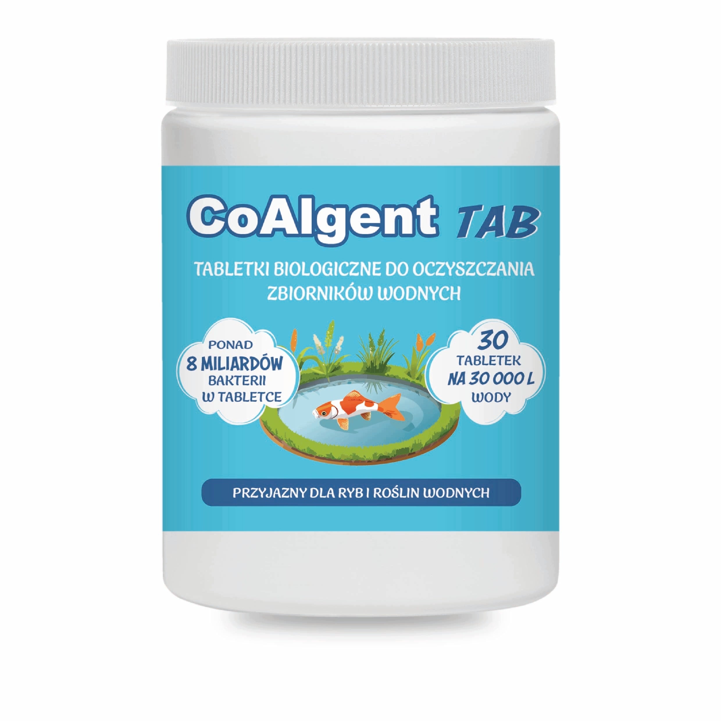 Bacteria, biopreparation for pond and pond for silt and algae, 30 tablets