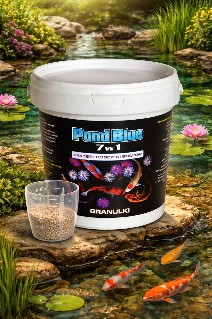 Bacteria for pond FIGHTS Algae Slime PondBlue 7in1+FREEBIE Manufacturer code PondBlue 7w1