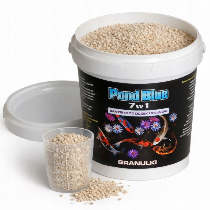 Bacteria for pond PondBlue 7in1 granules 1kg sediment reduction+ FREEBIE