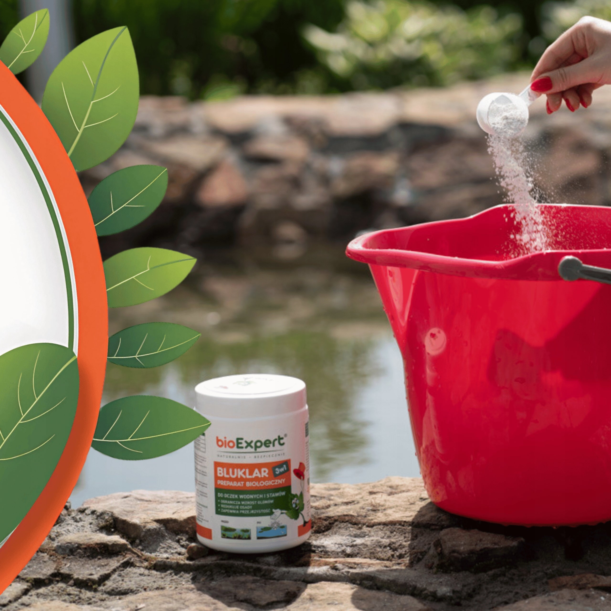 Bacteria for pond Preparation removes algae sludge Bluklar 500gx3 bioExpert Purpose water purification water clarification against algae sediment reduction