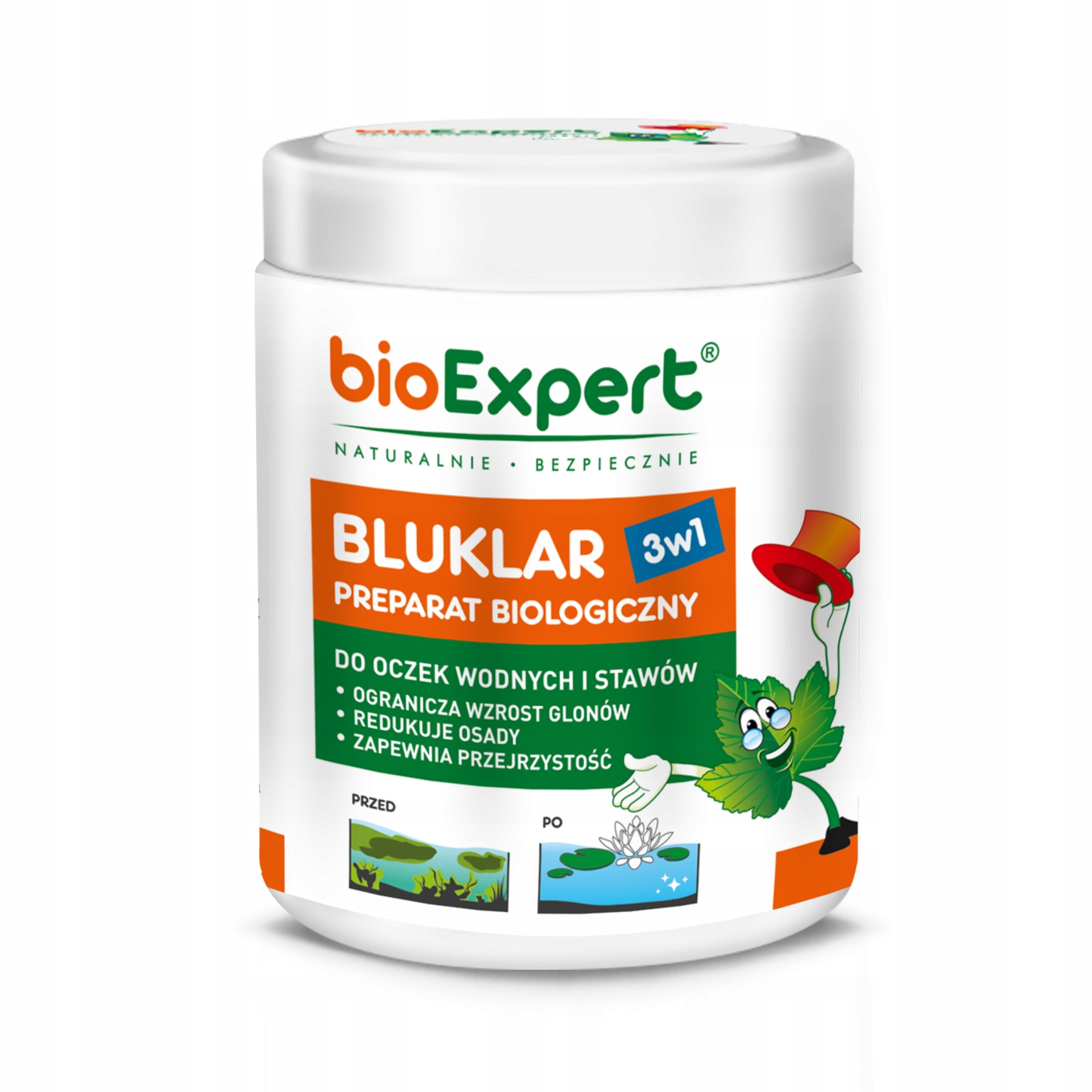 Bacteria for pond The preparation removes algae sludge Bluklar 500g bioExpert Packaging status original