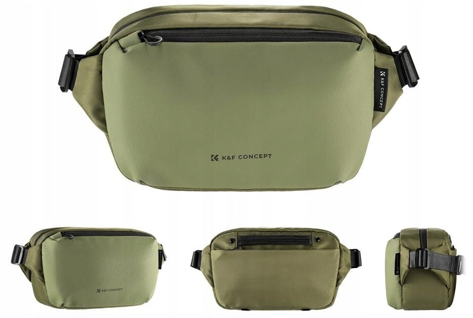 Bag K&F CONCEPT Alpha Sling Bag Green Main material synthetic material