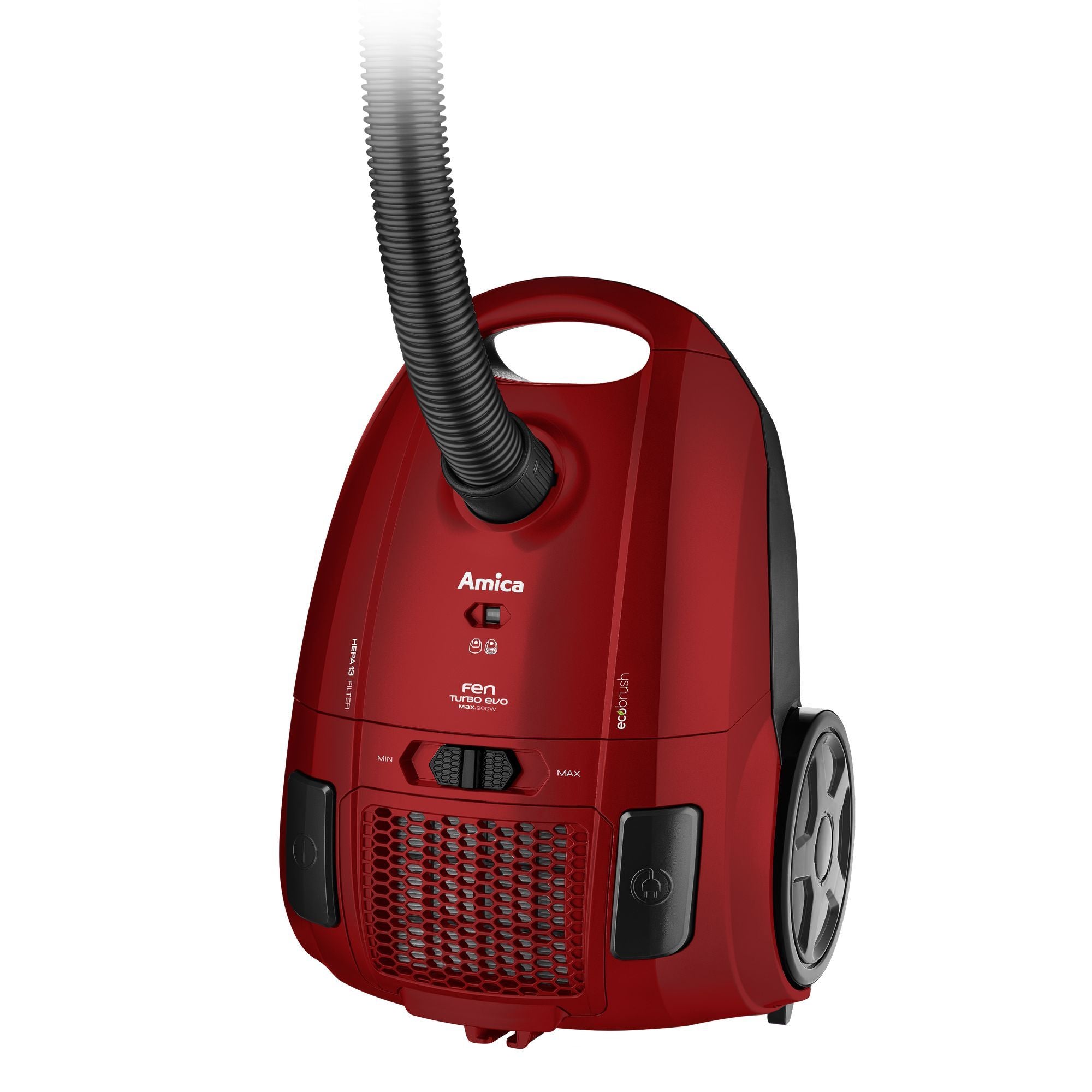 Bagged vacuum cleaner Amica FEN TURBO VM 2063 900W 3L Red Model FEN TURBO VM 2063