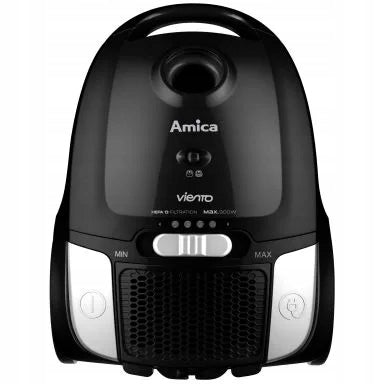 Bagged vacuum cleaner Amica VI2033 Viento black 900W HEPA13 2,5L 8m 78dB Brand Amica