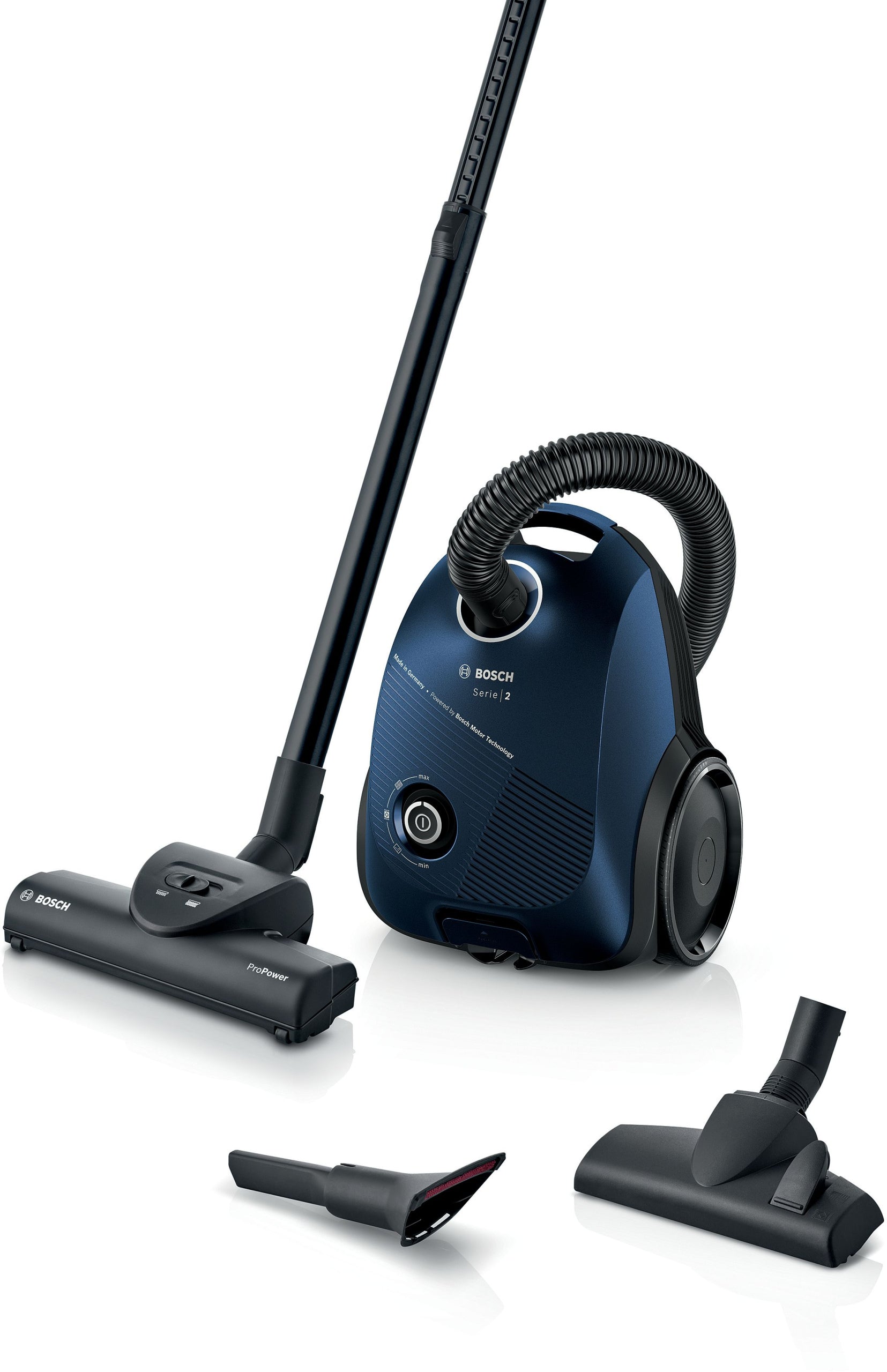 Bagged vacuum cleaner Bosch BGBS2BU1T 800W HEPA