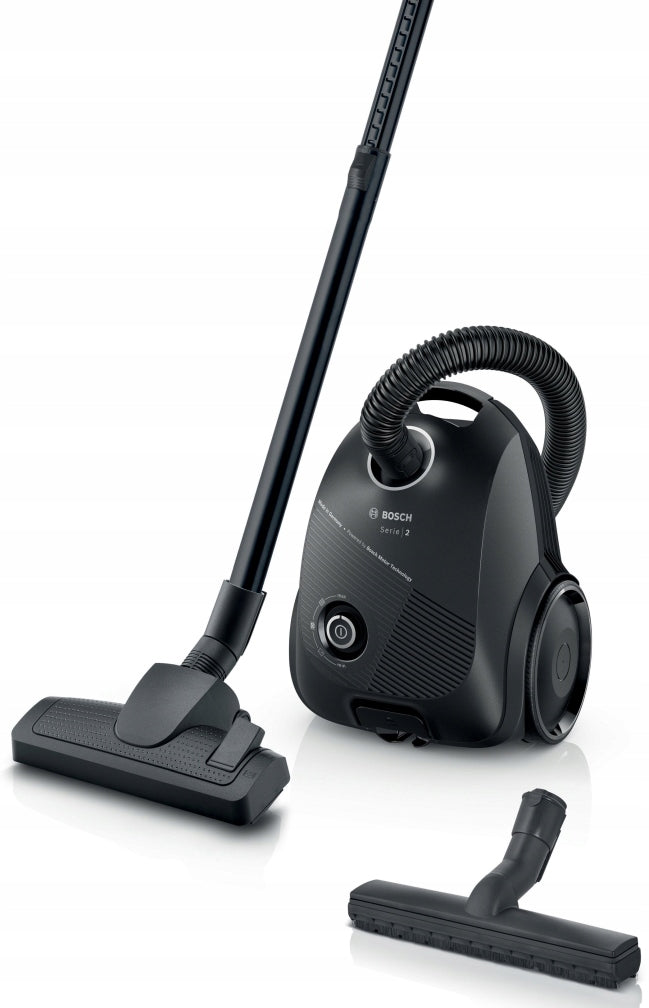 Bagged vacuum cleaner Bosch Series 2 BGLS2BA3H 600W HEPA filter Range 8 m Black