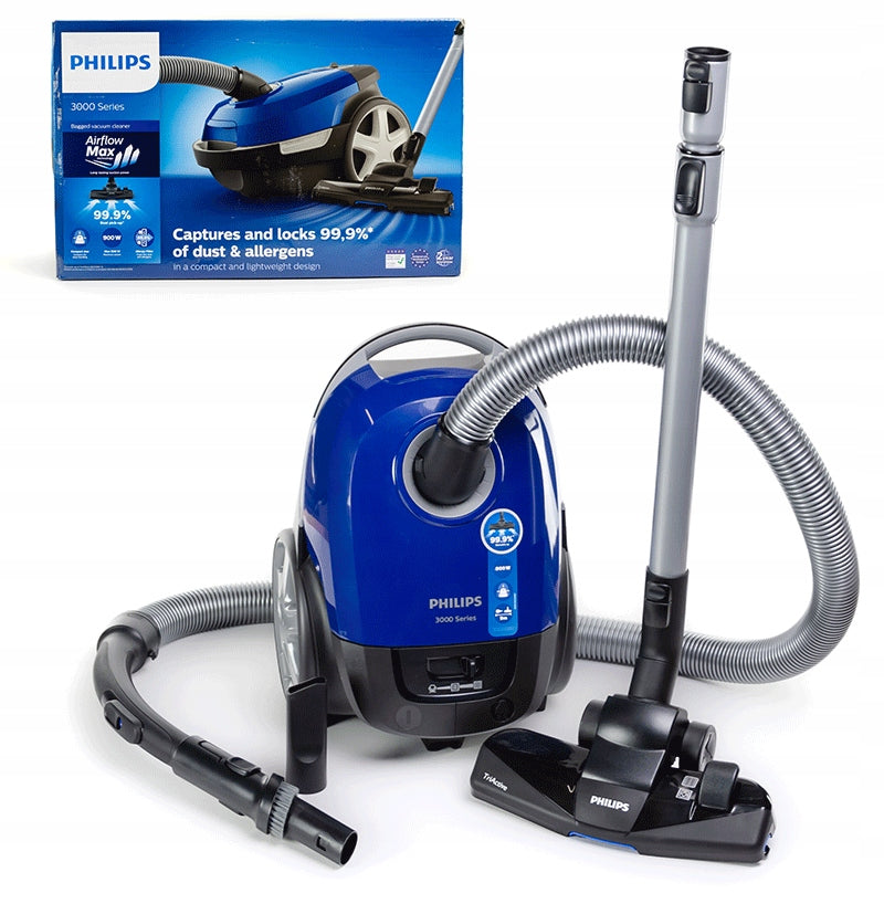 Bagged vacuum cleaner PHILIPS Compact XD3110/09 900W Packaging status original