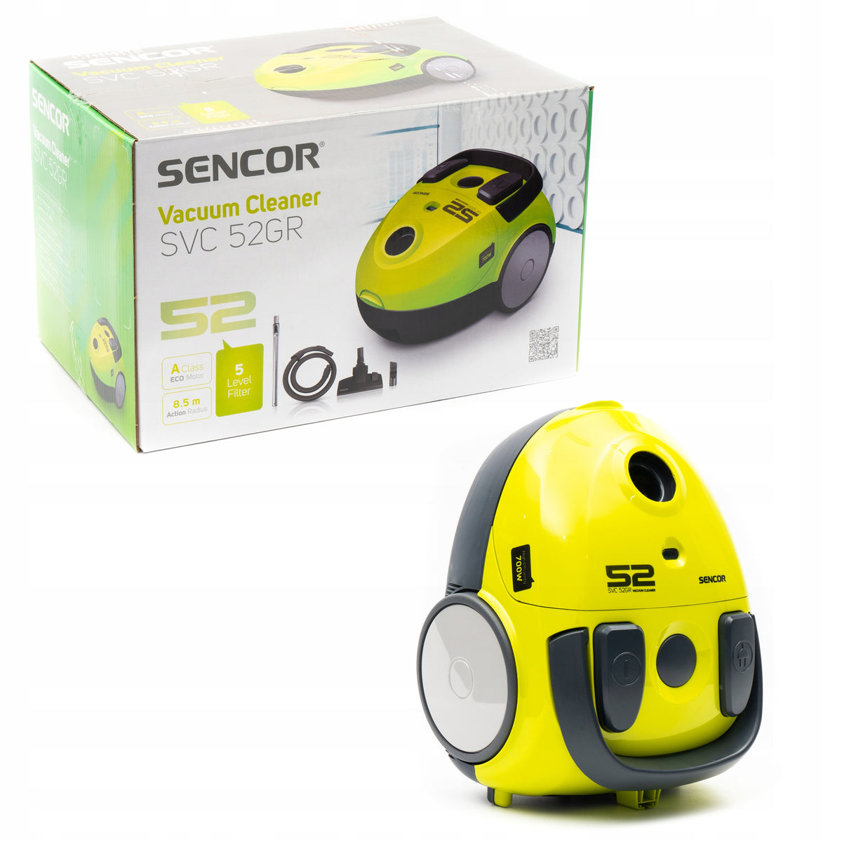 Bagged vacuum cleaner Sencor SVC 52GR