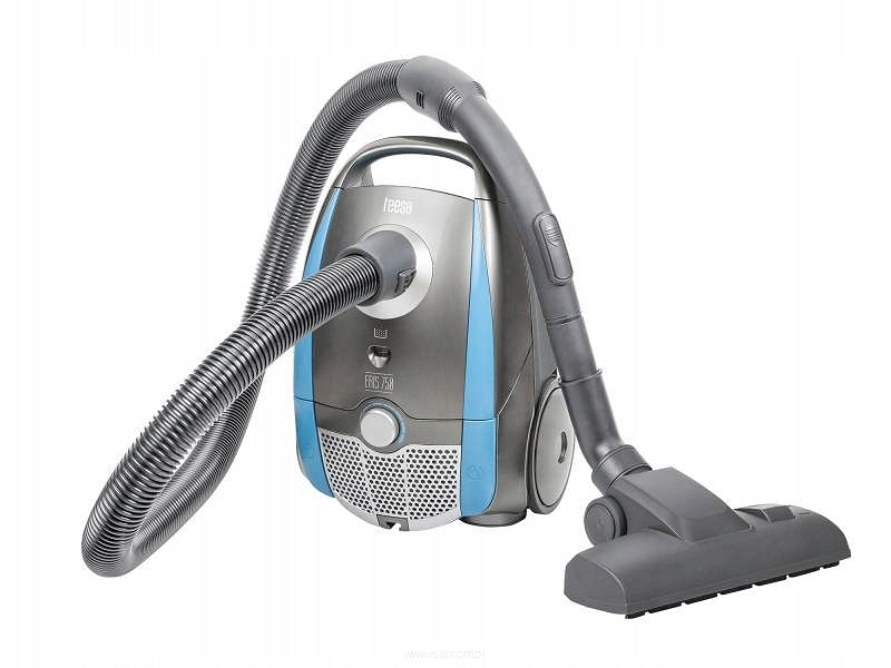Bagged vacuum cleaner Teesa ERIS 750W, HEPA filter H13, cable 5m, quiet <79dB