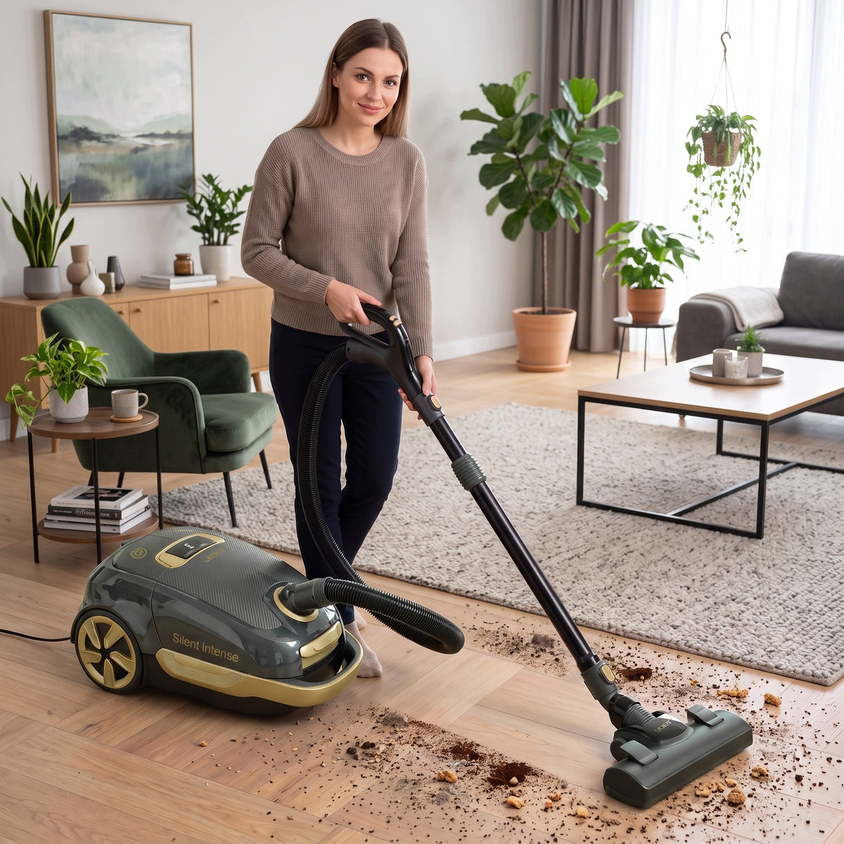 Bagged vacuum cleaner Yoer Silent HEPA +6 brushes SMART +PILOT Manufacturer code VC01G