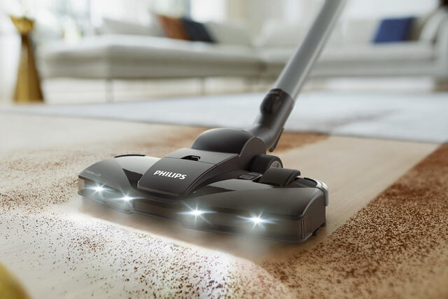 Bagless vacuum cleaner 900W Philips LED cap Series 7000 black FC9747/09 Operating range 10 m
