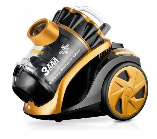 Bagless vacuum cleaner Hyundai VC014 800W Black-Orange Packaging status original