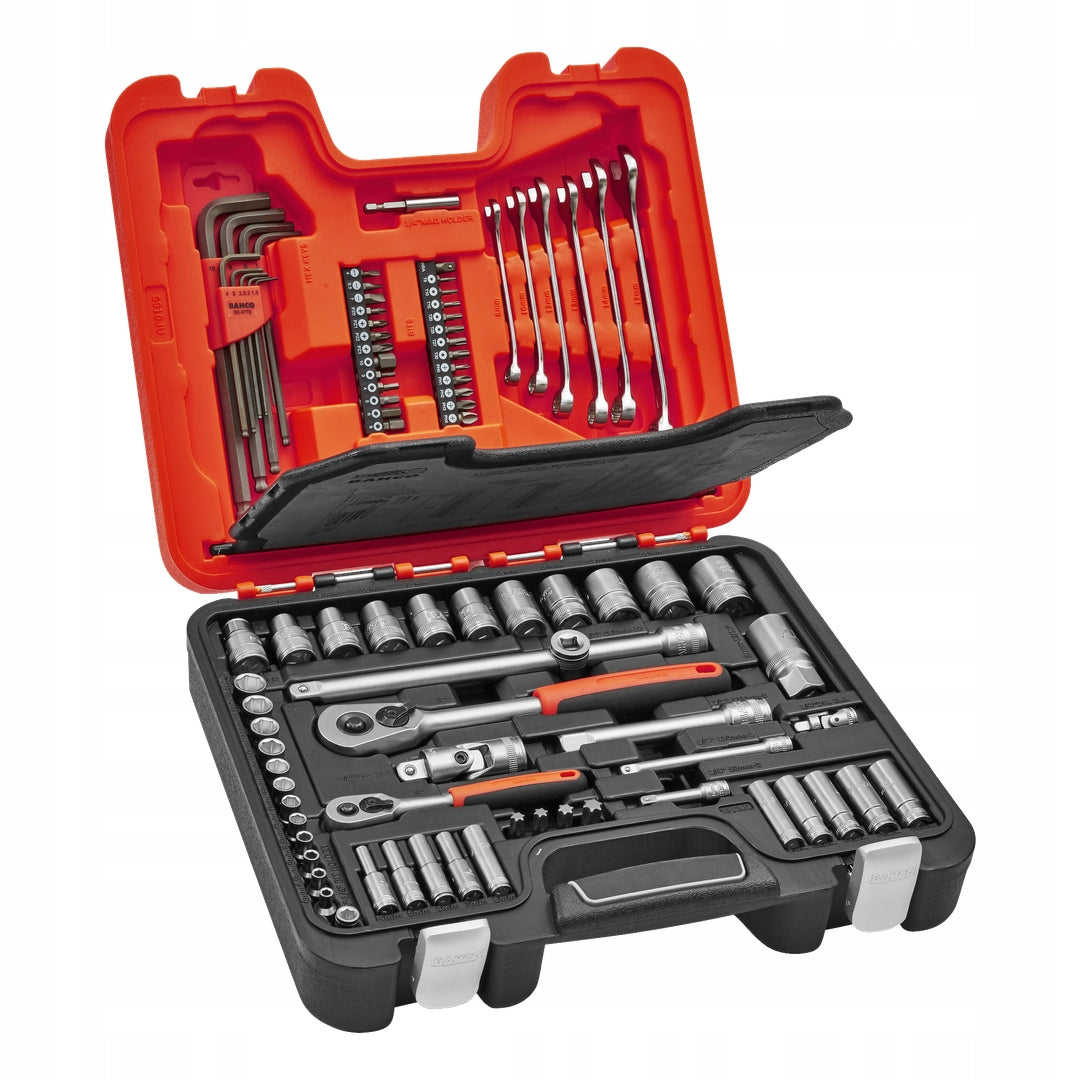 Bahco Socket wrench set 91 el S910-JU RATCHET SOCKET + Suitcase