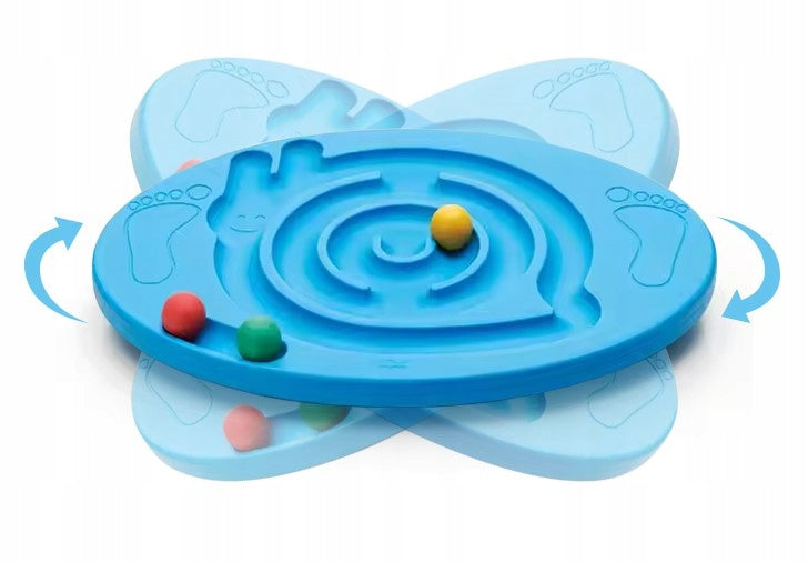 Balancing Board With Labyrinth Blue Coordination Exercise Balls Packaging status original