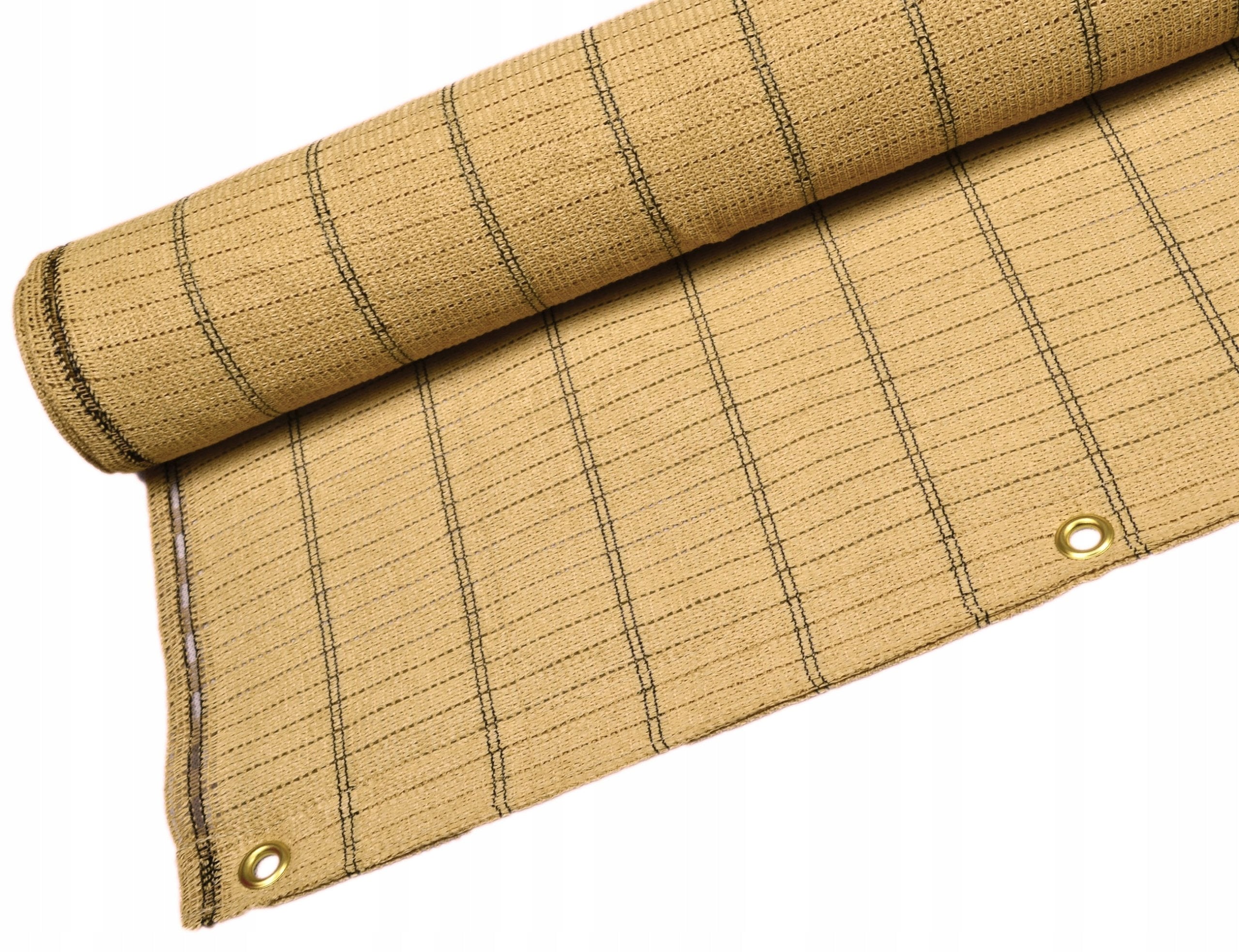 Balcony Cover Balcony Mat HAVANA Beige 1x5m Cream Fabric Railing Length 500 cm