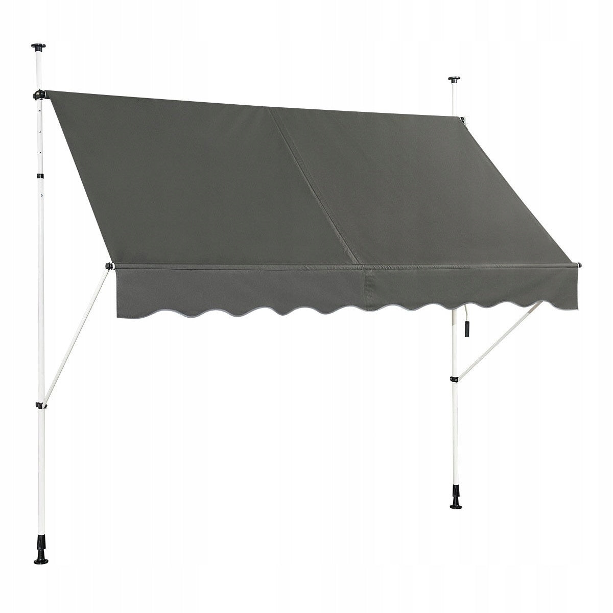Balcony awning Expansion terrace awning Canopy 250 x 120 cm