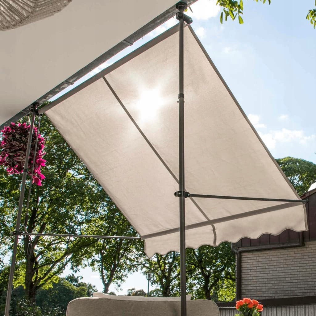 Balcony awning terrace EXPANSION installation without drilling 200 x 300cm Packaging status original
