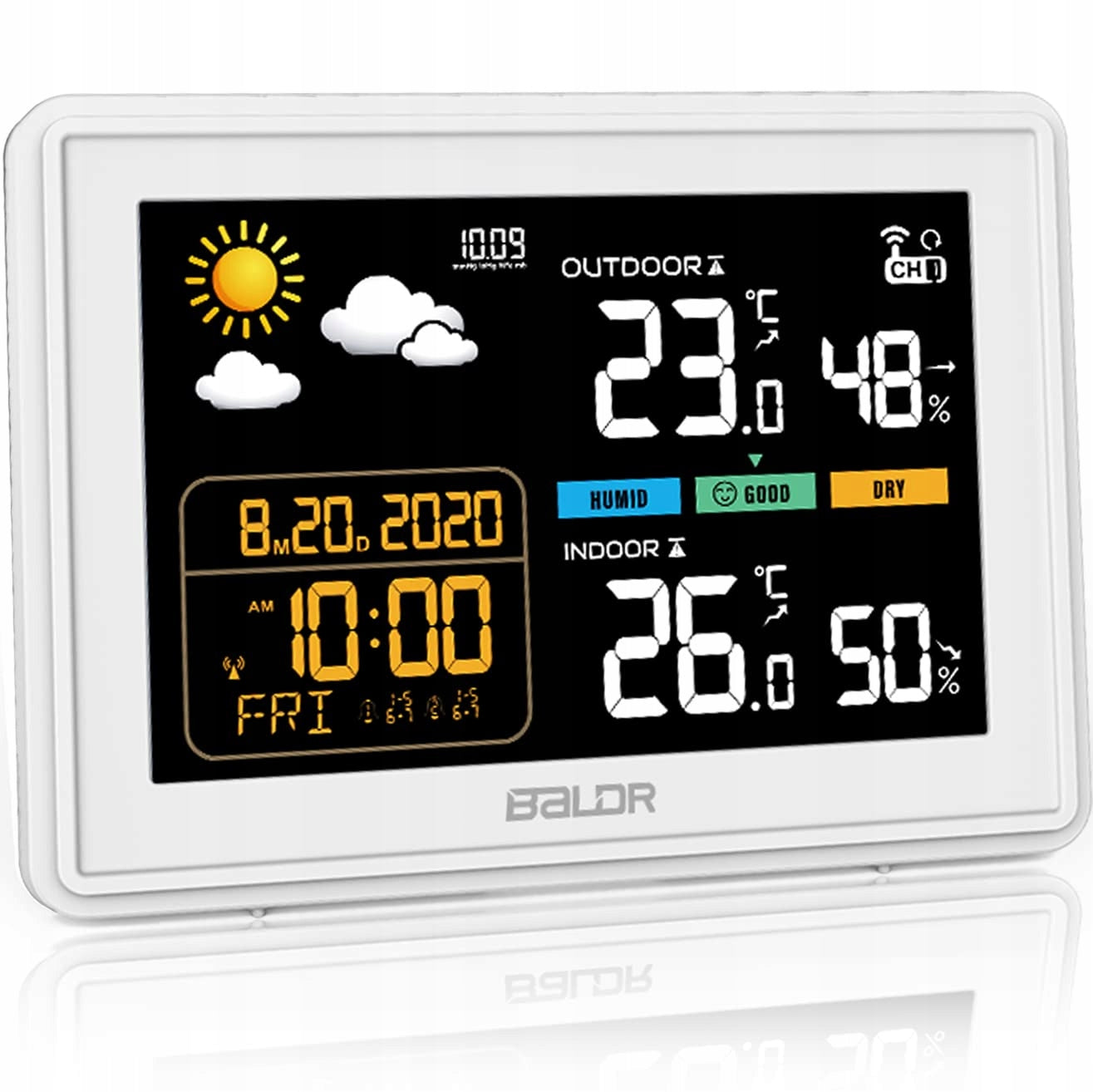Baldr Wireless weather station B0359WST2H2PR LCD white