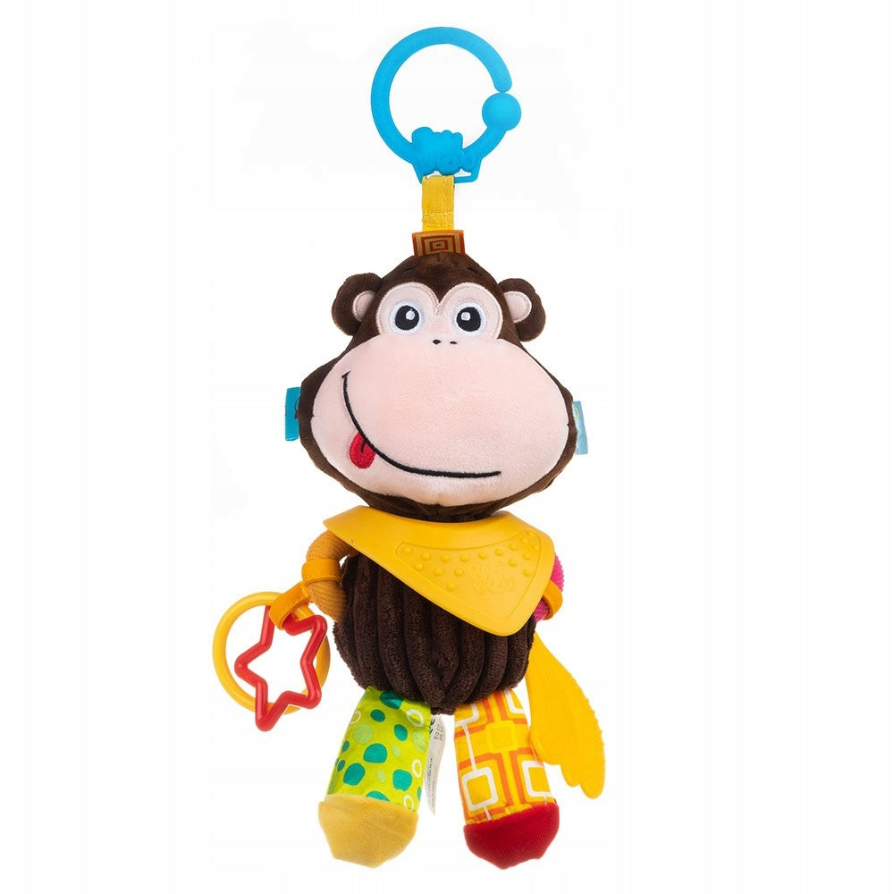 BaliBazoo SENSORY PLUSH TOY WITH MONKEY PENDANT MOLLY 0+ Brand Balibazoo