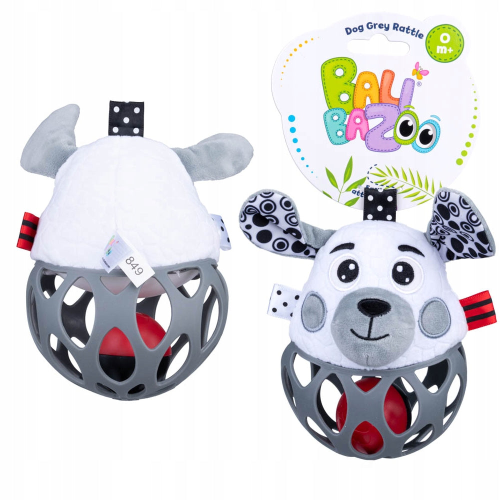 Balibazoo DOG ball rattle Educational toy CONTRAST TEETHER BALL