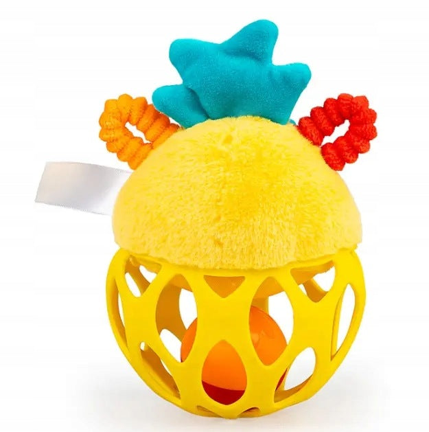 Balibazoo. Pineapple ball- rattle Dumel Discovery Brand Balibazoo