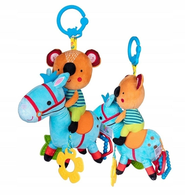 Balibazoo Vibrating Music Pendant Horse Teethers Hugging