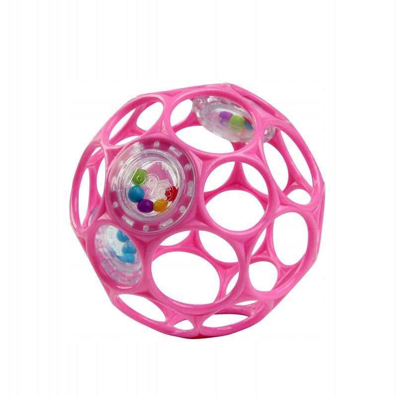 Ball with Ratchet OBALL pink 10cm 0m+