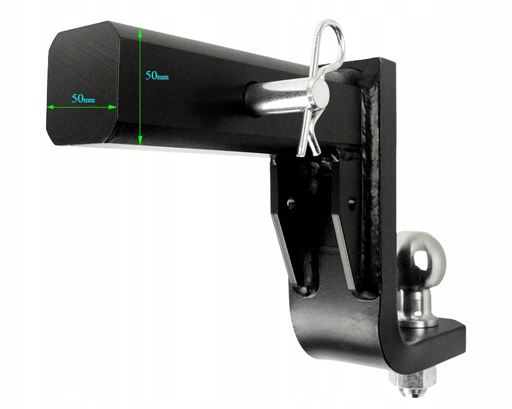 Ball with pin 50x50 (USA ADAPTER) Adapter with a ball for cars from the USA Manufacturer Auto-hak