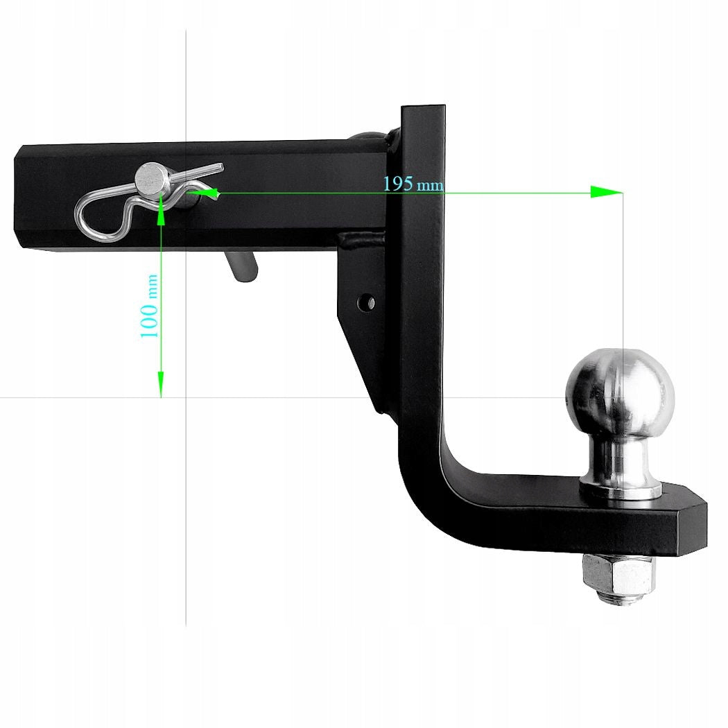 Ball with pin 50x50 (USA ADAPTER) Adapter with a ball for cars from the USA Manufacturer's catalog number aHA-88