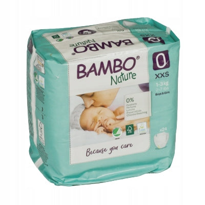 Bambo Nature 0 1-3kg Diapers for Newborn Premature 24pcs Delicate